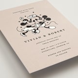 "Disney's Retro Mickey Mouse and Minnie Mouse" - Wedding Invitations in Retro by Sumak Studio - Detail