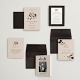 "Disney's Retro Mickey Mouse and Minnie Mouse" - Wedding Invitations in Retro by Sumak Studio - Invitation Suite