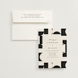 "Kenai" - Wedding Invitations in Shadow by Carly Reed Walker - Invitation with Envelope