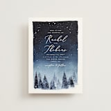 "Let it Snow" - Wedding Invitations in Celestial by Anastasia Makarova - Front