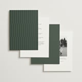 "Flip" - Wedding Invitations in Forest by Kelly Schmidt - Back of Card Options
