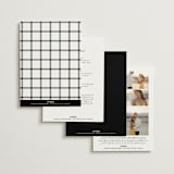 "Classic & Timeless" - Wedding Invitations in Obsidian by Lucrecia Caporale - Back of Card Options