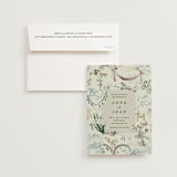 "Chinoiserie" - Wedding Invitations in Nouvelle by Sumak Studio - Invitation with Envelope