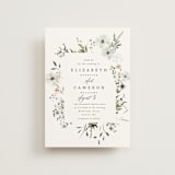 "Wildflower Garden" - Wedding Invitations in Lace by Hannah Williams - Front