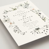 "Wildflower Garden" - Wedding Invitations in Lace by Hannah Williams - Detail