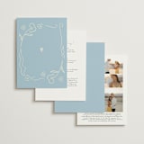 "The Pairfect" - Wedding Invitations in Waterlily by Helena Vitto - Back of Card Options