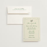 "The Pairfect" - Wedding Invitations in Waterlily by Helena Vitto - Invitation with Envelope