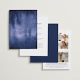 "watercolor azulejo" - Wedding Invitations in Azure by Anastasia Makarova - Back of Card Options
