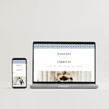 "watercolor azulejo" - Wedding Invitations in Azure by Anastasia Makarova - FREE Wedding Website