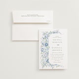 "Meander" - Wedding Invitations in Lilac by Angela Marzuki - Invitation with Envelope
