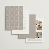 "Sacrament" - Wedding Invitations in Cloud by Heather Cairl - Back of Card Options