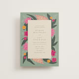 "Phool Bahar" - Wedding Invitations in Patta by Creo Study - Front