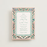 "Le Jardin" - Wedding Invitations in Petal by Elly - Front