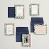 "Le Jardin" - Wedding Invitations in Petal by Elly - Invitation Suite