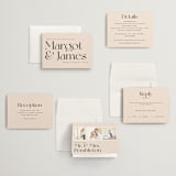"SoHo" - Wedding Invitations in Blush by Hudson meet Rose - Invitation Suite