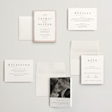 "First Love" - Wedding Invitations in Blush by Pixel and Hank - Invitation Suite