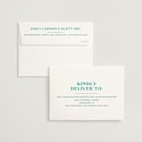 "The Palm" - Wedding Invitations in Flamingo by Pixel and Hank - FREE Recipient Addressing