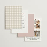 "July Garden" - Wedding Invitations in Petal by Olivia Kanaley Inman - Back of Card Options