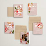 "July Garden" - Wedding Invitations in Petal by Olivia Kanaley Inman - Invitation Suite