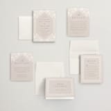 "Lace Trim" - Wedding Invitations in Cream by Kristen Smith - Invitation Suite