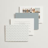 "Modern Crest" - Wedding Invitations in Sea by Kristen Smith - Back of Card Options