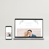 "Modern Crest" - Wedding Invitations in Sea by Kristen Smith - FREE Wedding Website
