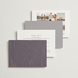 "Garden Lights" - Wedding Invitations in Plum by Hooray Creative - Back of Card Options