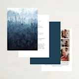 "Mountain Retreat" - Wedding Invitations in Evening Sky by Design Lotus - Back of Card Options