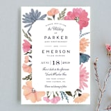 "Romantic Watercolor Flora" - Wedding Invitations in Dhalia by Petra Kern - Front