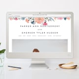 "Romantic Watercolor Flora" - Wedding Invitations in Dhalia by Petra Kern - FREE Wedding Website