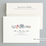 "Romantic Watercolor Flora" - Wedding Invitations in Dhalia by Petra Kern - FREE Recipient Addressing