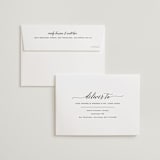 "Someone Like You" - Wedding Invitations in Tuxedo by Design Lotus - FREE Recipient Addressing