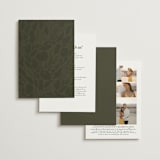 "poetique" - Wedding Invitations in Autumn by Kate Ahn - Back of Card Options