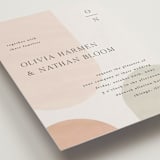 "Curves" - Wedding Invitations in Cafe by Pixel and Hank - Detail