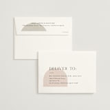 "Curves" - Wedding Invitations in Cafe by Pixel and Hank - FREE Recipient Addressing