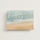 "Seaside" - Wedding Invitations in Seaglass by Rebecca Durflinger - Front