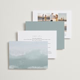 "Seaside" - Wedding Invitations in Seaglass by Rebecca Durflinger - Back of Card Options