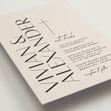 "Ascent" - Wedding Invitations in Ecru by Erica Krystek - Detail