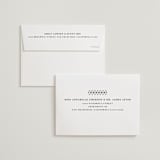 "Sophistotype" - Wedding Invitations in Sea Salt by Snow and Ivy - FREE Recipient Addressing