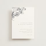 "Delicate" - Wedding Invitations in Pearl by Emily Sabol Goss - Front