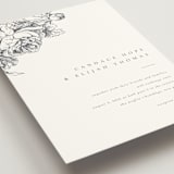 "Delicate" - Wedding Invitations in Pearl by Emily Sabol Goss - Detail