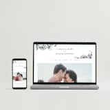 "Delicate" - Wedding Invitations in Pearl by Emily Sabol Goss - FREE Wedding Website