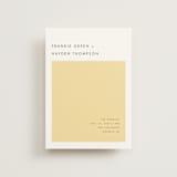 "Colorfield" - Wedding Invitations in Buttercup by Snow and Ivy - Front