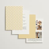 "Colorfield" - Wedding Invitations in Buttercup by Snow and Ivy - Back of Card Options