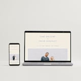 "Brooklyn" - Wedding Invitations in Cerulean by Ellen Schlegelmilch - FREE Wedding Website