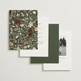 "fleur sauvage" - Wedding Invitations in Vert by Erin Deegan - Back of Card Options