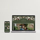 "fleur sauvage" - Wedding Invitations in Vert by Erin Deegan - FREE Wedding Website