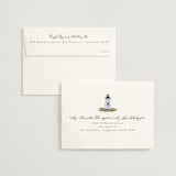 "East Coast Lighthouse" - Wedding Invitations in Snow by Becky Nimoy - FREE Recipient Addressing