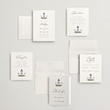 "East Coast Lighthouse" - Wedding Invitations in Snow by Becky Nimoy - Invitation Suite