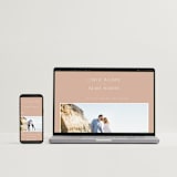 "Overlap" - Wedding Invitations in Terracotta by Kelly Schmidt - FREE Wedding Website